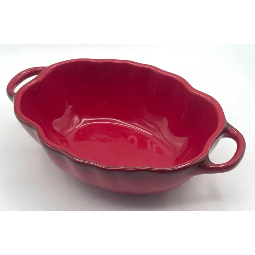 NEW Staub Petite Tomato Mini Cocotte Baking Dish 16 oz Red Double Handle No Lid